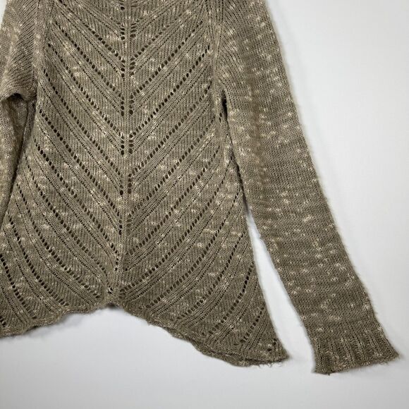 Georgina Estefania Sweater Womens Small Knit Wool Linen Pullover Made in USA - Picture 4 of 10